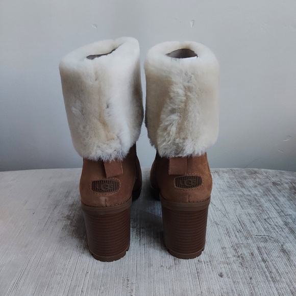 UGG Lupine Shearling Suede Bootie - 12 - Picture 5 of 7